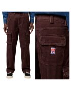 Wrangler Мъжки къси панталони - CJ Loose Cargo - Свободна кройка - Средна талия - Дълги - 6 джоба - Цип - Памук - Кафяви