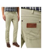 Wrangler Мъжки панталони - Greensboro - Regular Fit - С цип - 5 джоба - Дълги - Памук - Зелени