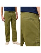 Wrangler Мъжки панталони - Карго - Дълги - Права кройка - Средна талия - 5 джоба - Цип - Памук - Зелени