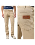 Wrangler Мъжки панталони - Texas - Regular Fit - С цип - 5 джоба - Дълги - Памук - W31-L32 US - Кафяви
