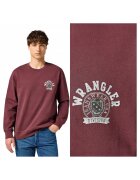 Wrangler Мъжки суичър - Crewneck Regular Fit - Обло деколте - Без джобове - Дълги ръкави - Памук - Без закопчаване
