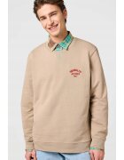 Wrangler Мъжки суичър - Crewneck - с малко лого - 100% памук