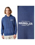 Wrangler Мъжки суичър - Regular Fit - с качулка - 1 джоб - дълги ръкави - памук - без закопчаване -