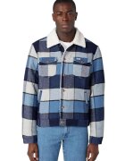 Wrangler Мъжко яке - подплатено - карирано - вълна/полиестер - стандартна кройка - многоцветно
