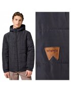 Wrangler Мъжко яке - Transitional Puffer - Стандартна кройка - Класически дизайн - Без качулка - Цип - Памук - Черно
