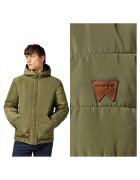 Wrangler Мъжко яке - Transitional Puffer - Стандартна кройка - Класически дизайн - С качулка - Цип - Памук - 4XL INTL