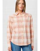 Wrangler Риза Clean Western - памучна - бяла - стандартна кройка