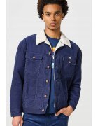 Wrangler Яке Katana Sherpa - Кадифе - Тъмносин