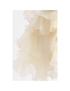 ZOYA Fashion Елегантна рокля Elodie за малки момичета златиста с 3D цвете и волани идеална за специални поводи Златист