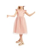 ZOYA Fashion Елегантна рокля тип Savannah за момиченца - розова пудра