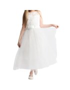 ZOYA Fashion Елегантна рокля за момиченце Margaret - фина дантела - тюл и сатен - идеална за специални поводи