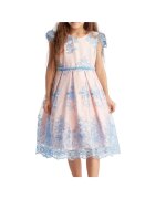 ZOYA Fashion Елегантна рокля за момичета Grace – дизайн с бродерия и перли - идеална за специални поводи