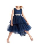 ZOYA Fashion Рокля Chantal за момиче - тъмносиня - кралски стил