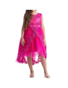 ZOYA Fashion Рокля Fabienne във цвят на фуксия за малки момиченца – Елегантност и финес за специални поводи - Розово