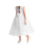 ZOYA Fashion Рокля за момиче Алис - Тюл - Бяла - Бял