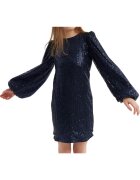 ZOYA Fashion Тъмносиня елегантна рокля Gabriela Perla за малки момичета – стил и финес за специални събития - Тъмносин