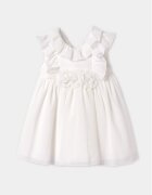 Abel & Lula Елегантна рокля 5002 Екрю Regular Fit