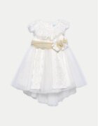 Abel & Lula Елегантна рокля 5006 Бял Regular Fit
