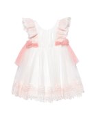 Abel & Lula Елегантна рокля 5006 Бял Regular Fit