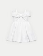 Abel & Lula Елегантна рокля 5031 Бял Regular Fit
