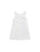 Abel & Lula Елегантна рокля 5055 Бял Regular Fit