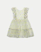Abel & Lula Лятна рокля 5046 Зелен Regular Fit