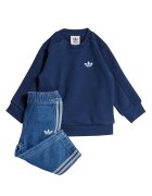 adidas Анцуг Denim Crew JD5826 Син Regular Fit