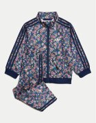 adidas Анцуг Liberty London Firebird JC8032 Тъмносин Regular Fit