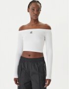 adidas Блуза Essentials KE3153 Бял Slim Fit