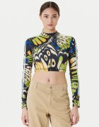 adidas Блуза Farm Rio JL8650 Цветен Slim Fit