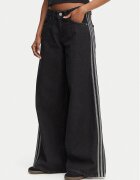 adidas Дънки Firebird Adilenium KD2905 Черен Wide Leg