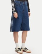 adidas Дънкови шорти Firebird Jorts KD2915 Син Oversize