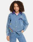 adidas Дънково яке Care Bears Loose College KS1734 Regular Fit