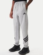 adidas Долнище анцуг Future Icons 3-Stripes JD4867 Сив Regular Fit