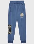 adidas Долнище анцуг Graphic Track HK2831 Син Regular Fit