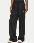 adidas Долнище анцуг Pinstripe Firebird KS6787 Черен Loose Fit