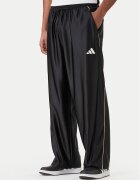 adidas Долнище анцуг Stadium Shiny JZ6848 Черен Loose Fit