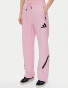 adidas Долнище анцуг Z.N.E. Barrel JC5410 Розов Loose Fit