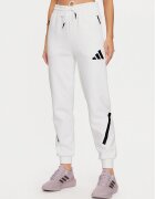 adidas Долнище анцуг Z.N.E. JE7843 Бял Regular Fit