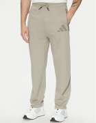 adidas Долнище анцуг Z.N.E. Open-Hem JC6716 Бежов Loose Fit