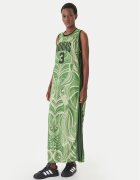 adidas Ежедневна рокля Farm Rio Premium KD4620 Зелен Slim Fit