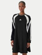 adidas Ежедневна рокля House Of Tiro KB4074 Черен Regular Fit