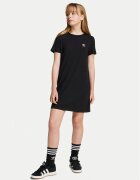 adidas Ежедневна рокля Ribbed JC8429 Черен Regular Fit