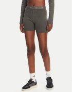 adidas Къс клин Ribbed Booty JC7554 Сив Slim Fit