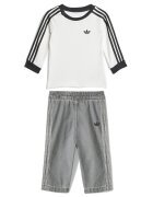 adidas Комплект блуза и панталон Denim JW5312 Бял Regular Fit