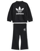 adidas Комплект суитшърт и клин JC7867 Черен Flared Fit