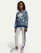 adidas Комплект суитшърт и клин Liberty London JV7804 Червен Loose Fit