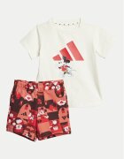 adidas Комплект тишърт и панталонки Disney Mickey Mouse JF3625 Regular Fit