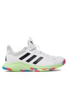 adidas Обувки за зала Court Flight IE0840 Бял