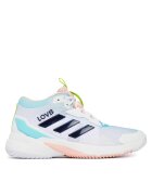 adidas Обувки за зала Crazyflight 6 Mid HQ0112 Бял